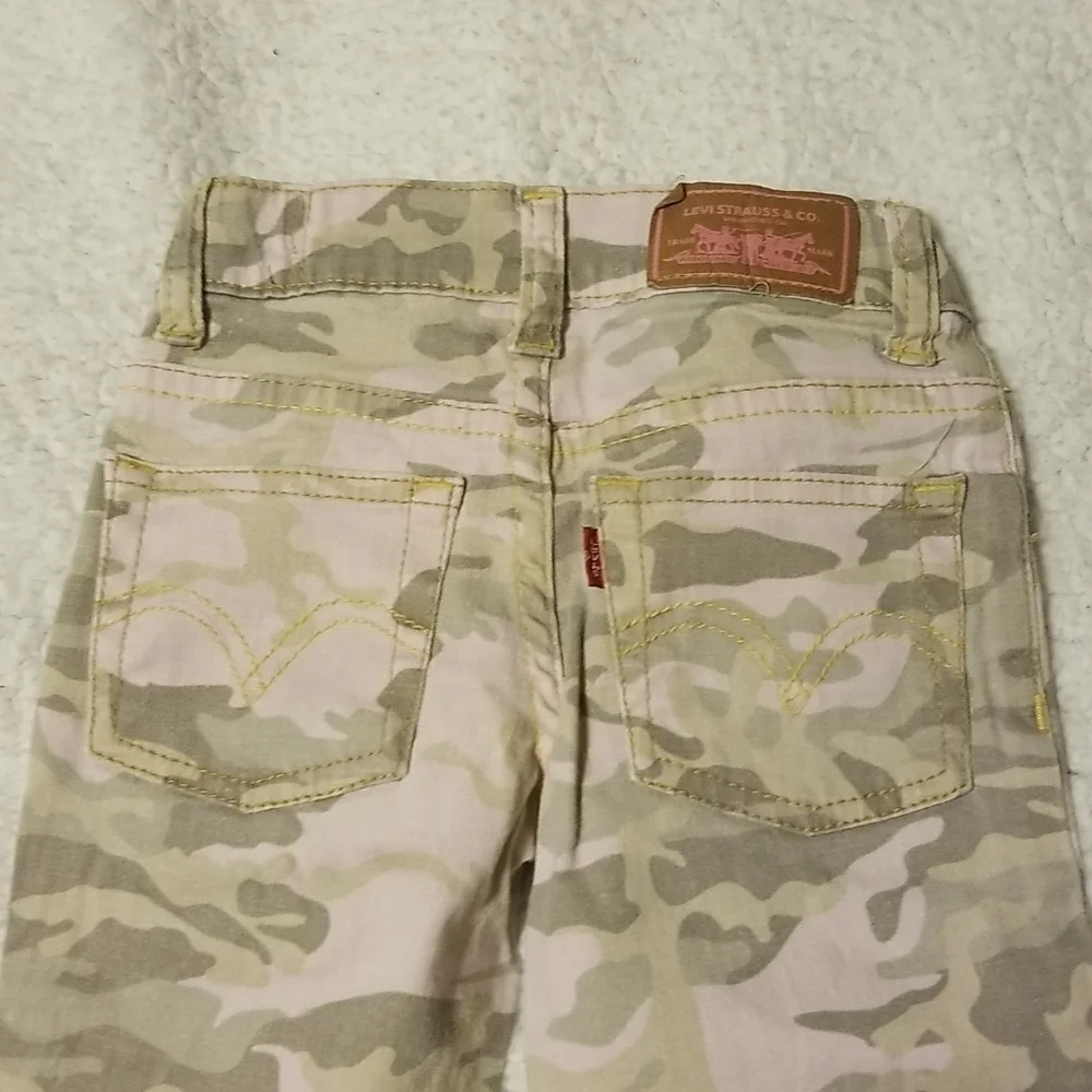 Levi's Girl's Stretch Flare Camo Jeans